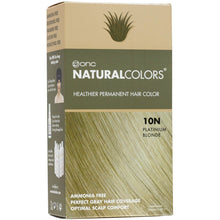 Cargar imagen en el visor de la galería, ONC NATURALCOLORS 10N Platinum Blonde Hair Dye With Organic Ingredients 120 mL / 4 fl. oz.