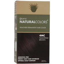 Cargar imagen en el visor de la galería, ONC NATURALCOLORS 4MC Glamorous Brown Hair Dye With Organic Ingredients 120 mL / 4 fl. oz.