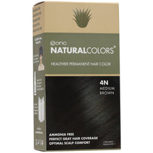Load image into Gallery viewer, ONC NATURALCOLORS 4N Natural Medium Brown Hair Dye With Organic Ingredients 120 mL / 4 fl. oz.