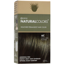 Load image into Gallery viewer, ONC NATURALCOLORS 6C Dark Ash Blonde Hair Dye With Organic Ingredients 120 mL / 4 fl. oz.