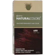 Load image into Gallery viewer, ONC NATURALCOLORS 6RR Fiery Red Hair Dye With Organic Ingredients 120 mL / 4 fl. oz.