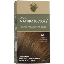 Cargar imagen en el visor de la galería, ONC NATURALCOLORS 7G Medium Golden Blonde Hair Dye With Organic Ingredients 120 mL / 4 fl. oz.