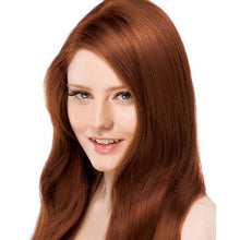 Load image into Gallery viewer, ONC NATURALCOLORS 7RN Irish Red Hair Dye With Organic Ingredients Modelled By A Girl