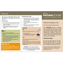 Load image into Gallery viewer, ONC NATURALCOLORS INSTRUCTIONS