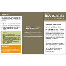 Load image into Gallery viewer, ONC NATURALCOLORS INSTRUCTIONS