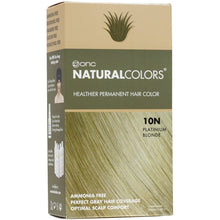 Cargar imagen en el visor de la galería, ONC NATURALCOLORS 10N Platinum Blonde Hair Dye With Organic Ingredients 120 mL / 4 fl. oz.
