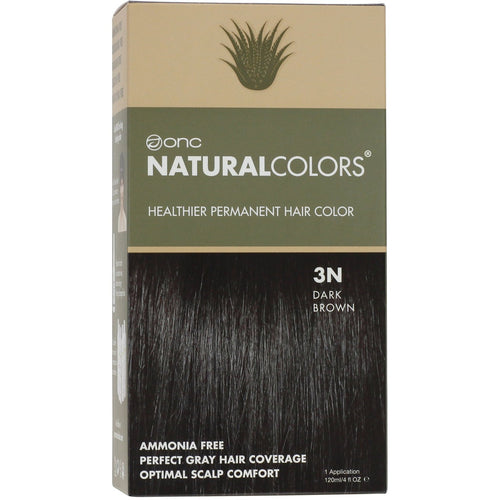 ONC NATURALCOLORS 3N Natural Dark Brown Hair Dye With Organic Ingredients 120 mL / 4 fl. oz.