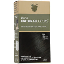 Cargar imagen en el visor de la galería, ONC NATURALCOLORS 4N Natural Medium Brown Hair Dye With Organic Ingredients 120 mL / 4 fl. oz.
