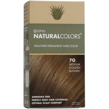 Cargar imagen en el visor de la galería, ONC NATURALCOLORS 7G Medium Golden Blonde Hair Dye With Organic Ingredients 120 mL / 4 fl. oz.
