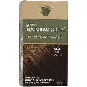 ONC NATURALCOLORS 8CA Light Caramel Hair Dye With Organic Ingredients 120 mL / 4 fl. oz.